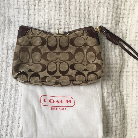Authentic Coach Wristlet - Picture 2 of 5